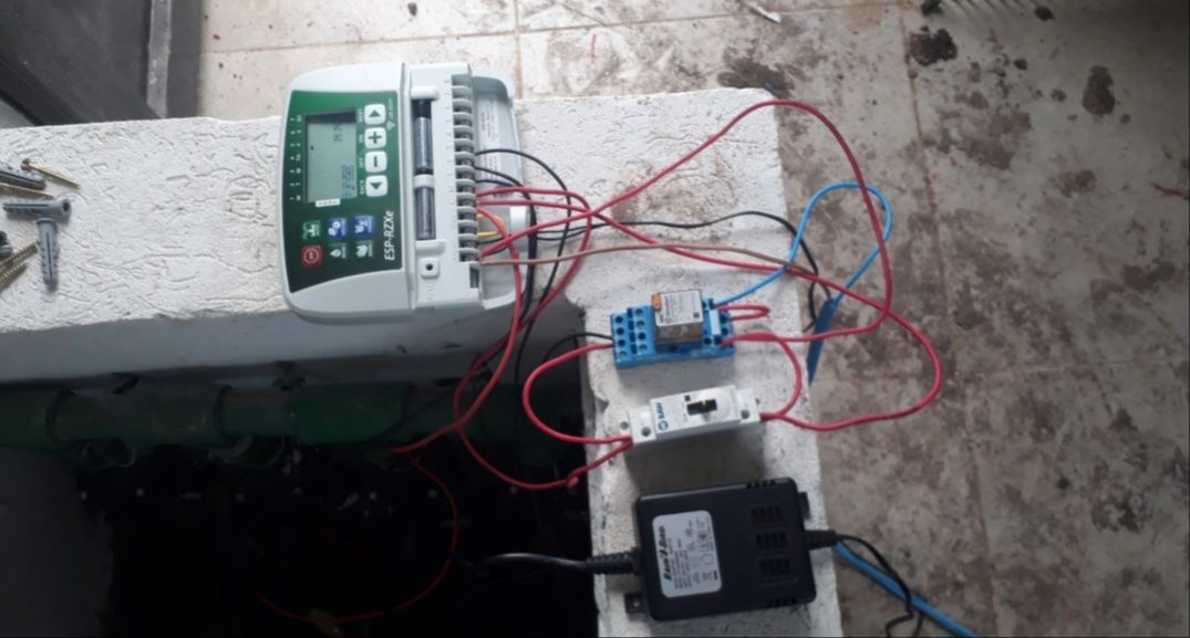 Tablero para sistema de riego automático